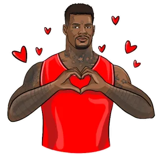 ❤️ hati, cinta, kasih sayang, pria, hari Valentine telegram sticker