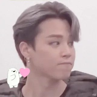 🍼 persona, corazón, lindo, oso animado whatsapp sticker