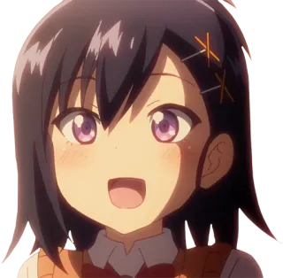 😃 anime, cartoon, girl, cute, character whatsapp sticker