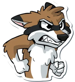 Huscoon by Tirrel telegram stickers