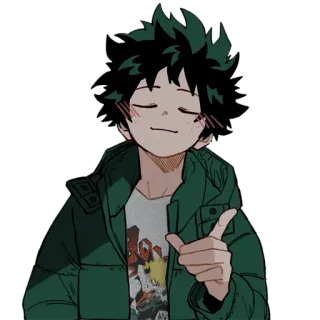 👉 Izuku Midoriya My Hero Academia Anime, Manga, Süß, Deku, My Hero Academia, Izuku telegram sticker