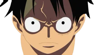 😫 Luffy One Piece Anime, One Piece, Luffy, Monkey D. Luffy, Mangá, Desenho animado telegram sticker