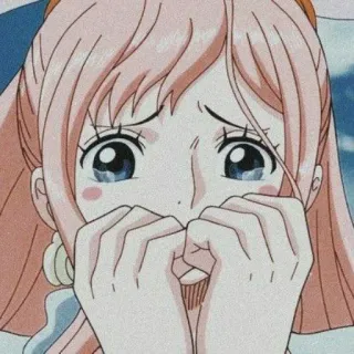 🥺 аниме, девушка, грустная, плачущая telegram sticker