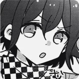 🏁 Kokichi Oma Danganronpa むっ Anime, Manga, Danganronpa, Kokichi Oma, Charakter, Aufkleber whatsapp sticker