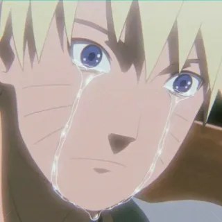 🍥 Naruto Uzumaki Naruto плач, аниме, грустный, манга, слезы telegram sticker