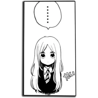 😶 やばい Animé, Manga, Fille, Mignon, Personnage telegram sticker