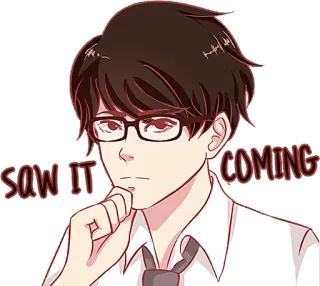 That One Guy With Glasses. :: @line_stickers telegram stickers