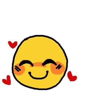 🥰 Smiley, Emoji, Fofo, Coração, Amor, Feliz telegram sticker