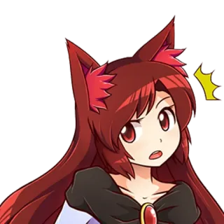 🤨 Anime, Manga, Cartoon, Kawaii, Leuk, Personage, Meisje telegram sticker