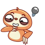 chpic.su • @Premium_Emojis_Telegram | Ленивец telegram stickers