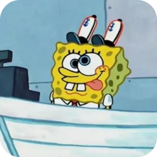 🤪 Spongebob Spongebob Squarepants cartoon, spongebob, squarepants, nickelodeon, happy telegram sticker