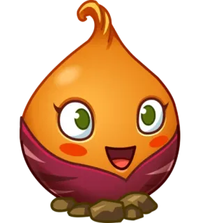 🥰 pianta, personaggio, cartone animato, carino, verdura, cibo whatsapp sticker