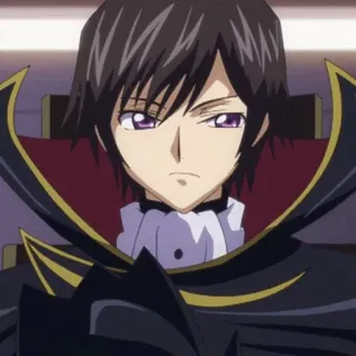 🥀 Lelouch Lamperouge Code Geass 애니메이션, 캐릭터, 를르슈, 코드 기어스 telegram sticker