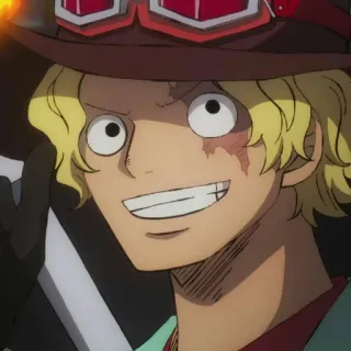 😁 Sabo One Piece Аниме, Сабо, One Piece, Персонаж, Манга telegram sticker