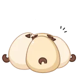 Мопс Моши - от @TgEmojis telegram emojis 🤔