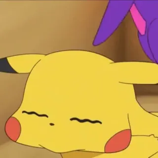 ⚡️ Pikachu Pokemon pokemon, pikachu, anime, carino, assonnato telegram sticker