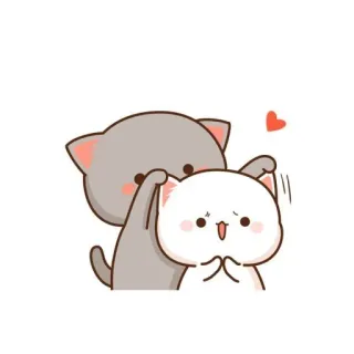 🐱 chats, amour, mignon, adorable, animaux, autocollant telegram sticker