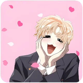 🤗 Anime, Manga, Dibujos animados, Personaje, Traje, Chico, Ilustración telegram sticker