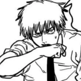 🔪 Denji Chainsaw Man Anime, Manga, Charakter, Denji, Chainsaw Man whatsapp sticker