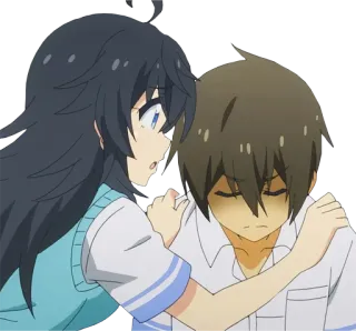 😰 Anime, Conforto, Amizade, Apoio, Carinho, Empatia telegram sticker
