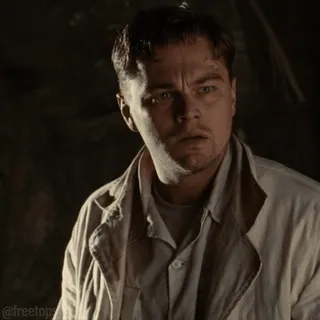 😒 Leonardo DiCaprio aktor, film, portret, wyraz, twarz telegram sticker