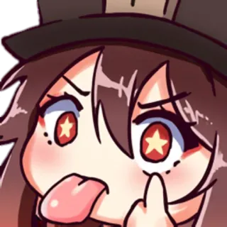 🌸 Anime, Carino, Ragazza, Offensivo telegram sticker