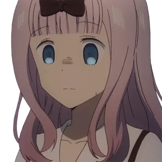 😰 Chika Fujiwara Kaguya-sama: Love Is War Anime, Chika, Kaguya-sama, Love is War, Chika Fujiwara whatsapp sticker