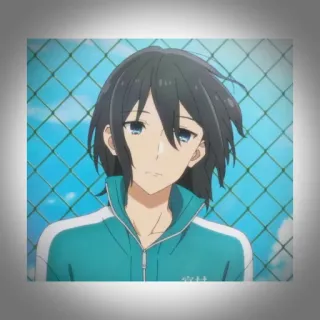 💫 Izumi Miyamura Horimiya Anime, Horimiya, Izumi Miyamura, Manga, Charakter, Blau telegram sticker