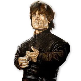 😤 Tyrion Lannister Game of Thrones tyrion lannister, game of thrones, hbo, fantasia, personagem whatsapp sticker