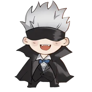 🧛 Satoru Gojo Anime, Manga, Chibi, Charakter, Gojo, Satoru telegram sticker