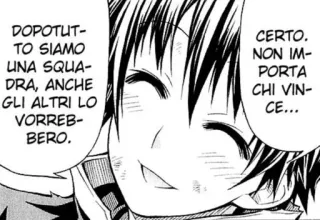 👨‍👩‍👧‍👦 DOPOTUT-
TO SIAMO
UNA SQUA-
DRA, ANCHE
GLI ALTRI LO
VORREB-
BERO.
CERTO.
NON IM-
PORTA
CHI VIN-
CE... Manga, Italienischer Text, Anime, Sprechblase telegram sticker