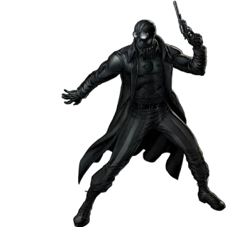 👊 gun, man, mask, coat, character, steampunk telegram sticker