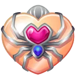 ❤️ corazón, araña, colgante, joyería, amor, lindo whatsapp sticker