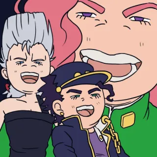 🍒 Anime, Dibujos animados, Divertido, Grupo, Personajes telegram sticker