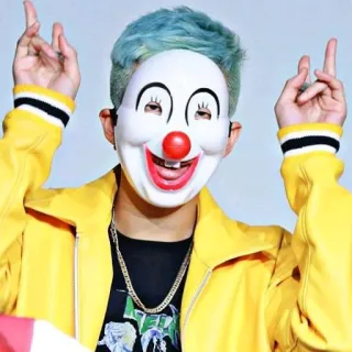 🤡 Pagliaccio, Maschera, Offensivo, Gesto, Intrattenitore telegram sticker