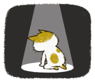 Cute cat 'Cyanpachi'. no.4+5 telegram stickers