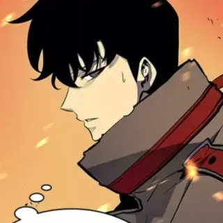 😕 Sung Jinwoo Solo Leveling Anime, Solo Leveling, Sung Jinwoo, Personnage, Manhwa telegram sticker