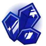 💎 cristaux, bleu, pierres précieuses, brillant, minéral, joyau whatsapp sticker