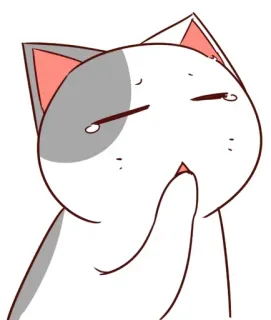 🐈 猫, 动物, 卡通, 可爱, 卡哇伊, 萌, 贴纸 whatsapp sticker