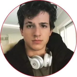 🎼 Charlie Puth musician, singer, celebrity, portrait, headshot telegram sticker
