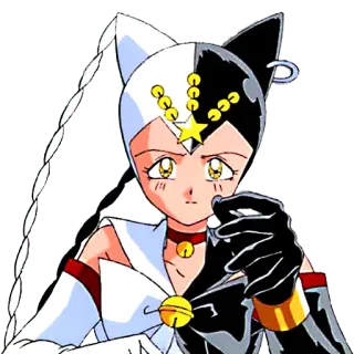 🙁 アニメ, 女の子, 猫, セーラームーン telegram sticker