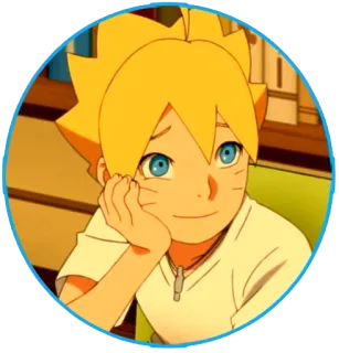 😊 Boruto Uzumaki Boruto anime, cartoon, character, boruto, uzumaki, young, smiling, boy whatsapp sticker