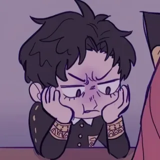 😤 Damian Desmond Spy × Family Damian Desmond, Anime, Manga, Spy × Family, Wütend, Cartoon telegram sticker