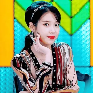 👂 IU korean, singer, celebrity, actress, idol telegram sticker