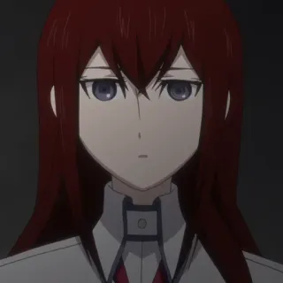 ⏱ Kurisu Makise Steins;Gate Anime, Personagem, Steins Gate, Kurisu Makise whatsapp sticker