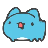 🤤 imut, monster, kartun, lucu, stiker telegram sticker