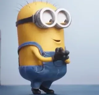 😋 Minion Despicable Me minion, despicable me, cartoon, funny, character telegram sticker