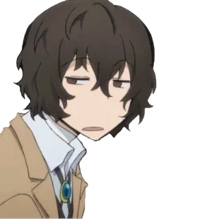 ✨ Dazai Osamu Bungou Stray Dogs Anime, Dazai Osamu, Bungo Stray Dogs, Personaje, Manga, Animación japonesa telegram sticker