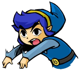 💣 Link The Legend of Zelda Link, The Legend of Zelda, Videojuego, Dibujos animados, Link azul telegram sticker