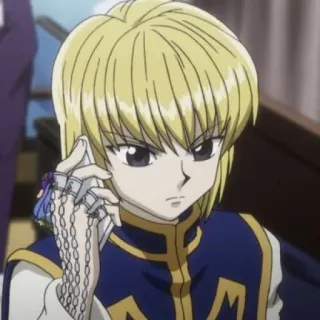🇯🇵 Kurapika Hunter x Hunter anime, manga, character, kurapika, hunter x hunter telegram sticker